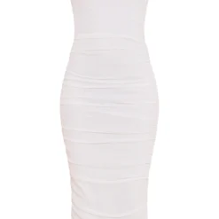 Tall Robe Mi-longue En Mesh Froncé Blanc -Jolie Vêtue Soldes Magasin c994e756618905aa8bd29c9c3bc1710c4a9d58f7 cna0455 6