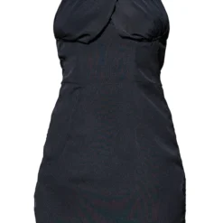 Petite Robe Moulante Noire Croisée Devant à Détail Buste -Jolie Vêtue Soldes Magasin ca7d5f6cb2338f6d79360dfc1a7671eacb687296 cmt3166 6