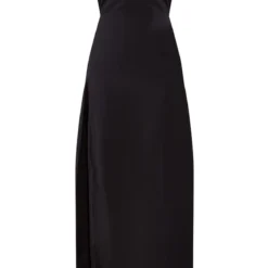 Robe Longue Noire En Mousseline à Bretelles Au Dos -Jolie Vêtue Soldes Magasin cb4519b55ab21e9d62536d175f94d3302d30d03d clt7129 5