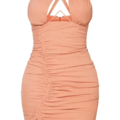 Shape Robe Moulante En Maille Rouille à Côté Froncé Et Détail Bonnets -Jolie Vêtue Soldes Magasin cd7b249cd0c2850ebb1c557463c6015b33d141b2 cms4174 6