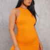 Robe Moulante Côtelée Orange à Dos Nageur Et Contours -Jolie Vêtue Soldes Magasin cdf9c219c80b272b88e8b722f5f0cc571ae85bdd cnd4015 1
