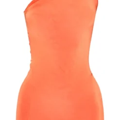 Robe Très Moulante Asymétrique Orange -Jolie Vêtue Soldes Magasin ce025827ee4d1d2f92bc86c647ad00fc0f2c25f7 cne7744 5