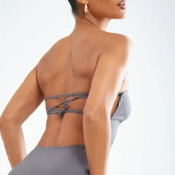 Robe Moulante Côtelée Avoine Tissée Stretch Lacée Dans Le Dos -Jolie Vêtue Soldes Magasin d2270f6575bba774ed05d638fe32d6f37e99dac1 cnd2263 4