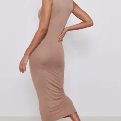 Robe Longue Marron En Maille Douce à Armatures -Jolie Vêtue Soldes Magasin d29816b7e0ad857b1f78493f0e6ada03ab7bd346 cnd1301 2