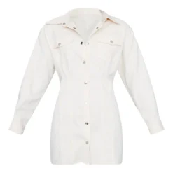 Robe Chemise Cargo Sable à Boutons-pression Et Taille Ajustée -Jolie Vêtue Soldes Magasin d42a6662796f744728716f39215d4813e0a6b188 cnc2844 5