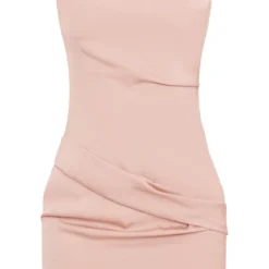 Robe Moulante Rose Pâle Satinée à Col Bénitier Et Découpes Sur La Taille -Jolie Vêtue Soldes Magasin d434425bb04fc47d6ba3bb2179e8d7ad6859d051 cnd2205 5