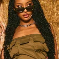 Robe Kaki Style Utilitaire à Ceinture -Jolie Vêtue Soldes Magasin d5b836eb7666bcc29dc596fe652b668687892000 cnd1627 4