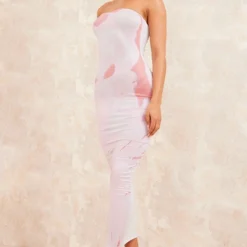 Logic Robe Bustier Mi-longue Moulante Rose à Imprimé Corps -Jolie Vêtue Soldes Magasin d6337b191312bae3ef68a9c6b9da7654423083b0 cne2714 3