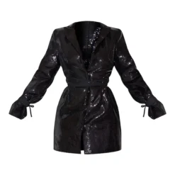 Robe Blazer à Sequins Noirs Et Détail Manchettes -Jolie Vêtue Soldes Magasin d650d035f17a389c8ac834e6e9c73e6253ad6474 cmu6388 5