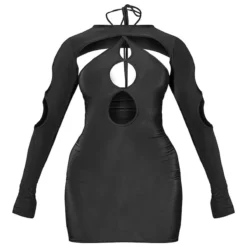 Shape Robe Très Moulante Noire à Découpes Et Superpositions -Jolie Vêtue Soldes Magasin d6ee5fc3e00b1f6ea2cae8b80ca2cc92d0b91cfb cmv2853 6
