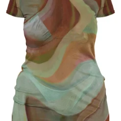 Plus Mini Robe De Plage Moulante En Mesh Multicolore Imprimé Abstrait Effet Marbré -Jolie Vêtue Soldes Magasin d77da26d96075f4f6698c2f895def9d4b1558d38 cmz9576 5