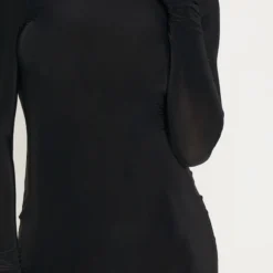 Tall - Robe Mi-longue Moulante Noire à Col Montant -Jolie Vêtue Soldes Magasin d97ef019b3db98a2d1273c5838bf9a17b6724750 cma1073 5