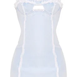 Mini Robe En Jean Bleu Clair Délavé à Détail Bonnet Et Ourlet élimé -Jolie Vêtue Soldes Magasin db94534976f69233bab7e874d6b766947257537e cnd1886 5