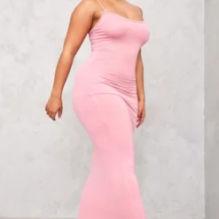 Logic Shape Robe Longue En Jersey Vieux Rose à Bretelles -Jolie Vêtue Soldes Magasin dc185580112e4cd40e94944fbcca32b73bc9dd63 cnc1797 3