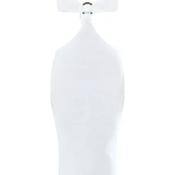 Robe Longue En Maille Tricot Blanche à Anneau -Jolie Vêtue Soldes Magasin dce45bcc62ac301573166a11667e004783f16190 cne7832 5