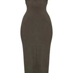 Robe Longue Simple Vert Olive -Jolie Vêtue Soldes Magasin de631a36895137e10a9cd67e42a134a38f9102aa cnc9498 5