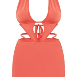 Robe Très Moulante Orange à Dos Nu Noué -Jolie Vêtue Soldes Magasin e0e33ce9510a6caa57bd7b24cf75837c974d2178 cnd2265 5