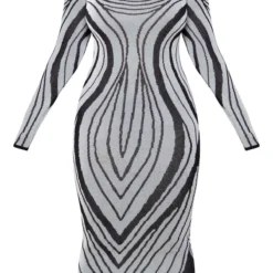 Plus Robe Longue En Maille Tricot Rayée Noir Et Blanc 11 Plus Robe Longue En Maille Tricot Rayée Noir Et Blanc -Jolie Vêtue Soldes Magasin e1cb7c1ccb54e0c06329f500fba73ba5fcf53d19 cnb2035 5