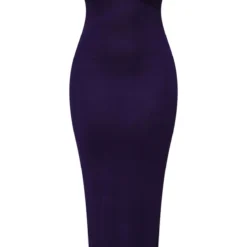 Logic Shape Robe Longue En Jersey Prune Foncé à Bretelles -Jolie Vêtue Soldes Magasin e1fb4fdf75c91d3450e4c3a5edfaf024a6d06cc2 cnc1796 5