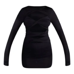 Robe Moulante Manches Longues Découpée Noire à Découpes Et Torsades 11 Robe Moulante Manches Longues Découpée Noire à Découpes Et Torsades -Jolie Vêtue Soldes Magasin e22f4fb646874cd3502b1f0837db5f9761f34d24 cnb9199 5