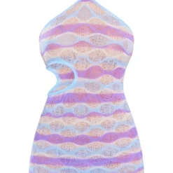 Robe Bleu Ciel En Maille Tricot Ajourée à Vagues Et Découpes -Jolie Vêtue Soldes Magasin e2cb1fd8c2704150c427725a31a95186c9b3f8fc cne1060 5