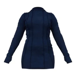 Robe Moulante Côtelée Bleu Délavé à Col Montant Et Détail Coutures -Jolie Vêtue Soldes Magasin e56b554c99f22381817c448bc55a1dc6c8c2e35e cnd4279 5