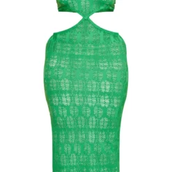 Shape Robe Longue Texturée Vert Vif Découpée à Bretelles -Jolie Vêtue Soldes Magasin e5e5e33751c5cd5598c76a54b83f8af72fec2591 cne0367 5