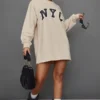 Petite Robe Pull NYC Avoine