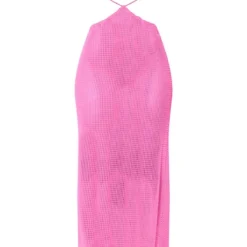 Robe De Plage Longue En Maille Rose à Bretelles Et Découpes -Jolie Vêtue Soldes Magasin e7c35dbfb2c209f9a76b5ca7bcc21adcd21defbe cmy6971 6