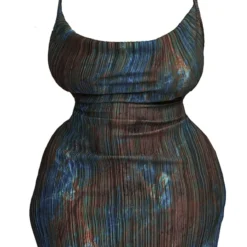 Plus Robe Moulante Plissée Marron à Imprimé Marbré Et Col Bénitier -Jolie Vêtue Soldes Magasin e81b375af93c4608605c26bb21111babfcbb79fe cnb9042 5