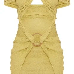 Robe Moulante Texturée Vert Olive à Détail Anneaux 11 Robe Moulante Texturée Vert Olive à Détail Anneaux -Jolie Vêtue Soldes Magasin ea1329854e5bb8eb6dcde1803a1984584e4463a4 cne1860 5