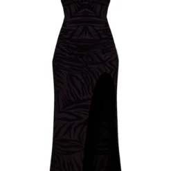 Robe Longue En Mesh Floqué Zébré Noir à Bretelles Et Col Bénitier 11 Robe Longue En Mesh Floqué Zébré Noir à Bretelles Et Col Bénitier -Jolie Vêtue Soldes Magasin eb51d4eafee197ec9e6ae445f289da0294ef2540 cna9152 5