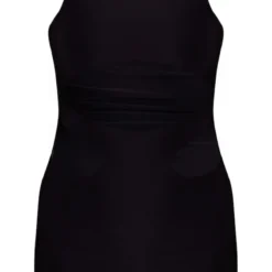 Robe Très Moulante Noir Profond à Dos Nageur Et Taille Découpée -Jolie Vêtue Soldes Magasin ec09aa83cf07f26d98d1fbed6c3b5da4cbdb6319 cnc2322 5