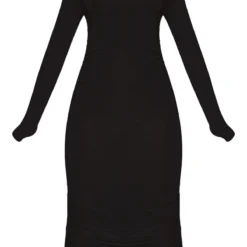 Robe Longue Très Moulante Froncée Noire à Décolleté Et épaules Découpées -Jolie Vêtue Soldes Magasin ec452fb5802b2812c68205c2f94405d66f68a9b4 cnc3368 5