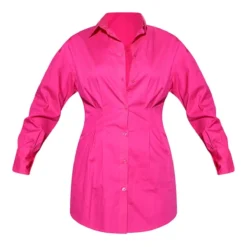 Renew Robe Chemise Rose Ajustée à La Taille à Manches Longues -Jolie Vêtue Soldes Magasin ecdebc9152a93349b003ca202b74047300e36497 cmt6018 6