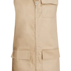Robe Cargo Camel Sans Manches à Détail Poches -Jolie Vêtue Soldes Magasin ed05e852750dc3c9e72abfe281925ff977c37210 cnd1297 5