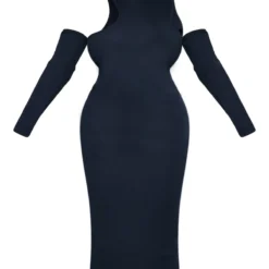 Plus Robe Mi-longue Côtelée Noire à Col Asymétrique Et épaules Dénudées 11 Plus Robe Mi-longue Côtelée Noire à Col Asymétrique Et épaules Dénudées -Jolie Vêtue Soldes Magasin edad3b120c79f7047587991a90498b0a26d911a6 cnc2217 5