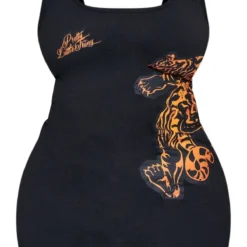 PRETTYLITTLETHING Plus Robe Moulante Noire à Graphisme -Jolie Vêtue Soldes Magasin ee697aa15a50083dd051fcb67f1df30795ce6e09 cnb4498 5