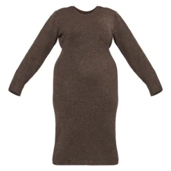 Renew Plus Robe Mi-longue Chocolat à Coutures Apparentes -Jolie Vêtue Soldes Magasin ef6bb348410873a9d081ec184160b3844e5935f8 cmt0101 6