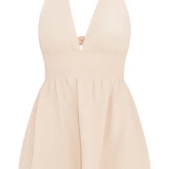 Robe Droite Texturée Gris Pierre à Dos Nu Noué -Jolie Vêtue Soldes Magasin ef6fdb2e38a97584efd153486262f6623116ffbc cmy8345 6