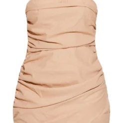 Petite Mini Robe Froncée En Effet Lin Gris Pierre -Jolie Vêtue Soldes Magasin f001685611b3ed8d48ed0d517bb5286ec1c6b55d cnd7083 5