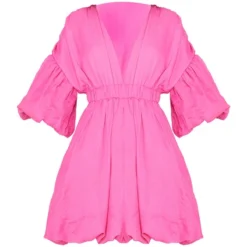 Robe Droite Rose Flashy à Manches Et Jupe Bouffantes -Jolie Vêtue Soldes Magasin f00ae22f678a1683387a7cf3b93c0f44b056d319 cmv6803 6