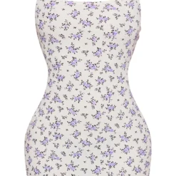 Petite Mini-robe Fleurie Crème Froncée Devant à Bretelles -Jolie Vêtue Soldes Magasin f06ab46dbfe9b921769faa10ecf45e5bbf790c35 cne2297 5