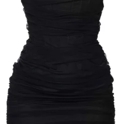 Shape Robe Moulante En Mesh Noir à Détail Corset Et Fronces -Jolie Vêtue Soldes Magasin f0a701911f46ddb9506e0910dce40fec67ab479f cmo5008 6