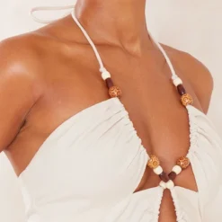 Robe Droite Effet Lin Gris Pierre Découpée à Perles Et Dos Nu -Jolie Vêtue Soldes Magasin f19f15441220c16af8b2a2e1b504e86bece7473c cnd8899 4