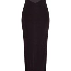 Robe Bustier Moulante Longue En Acétate Noir à Parties Contrastantes -Jolie Vêtue Soldes Magasin f2e0f812280bf44dfa9a3a1d08864936b57e21e6 cnd9018 5