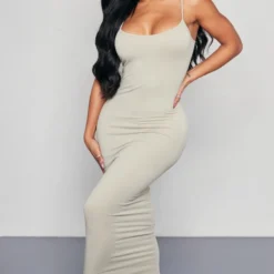 Shape Robe Longue Stretch Gris Pierre Sans Coutures à Bretelles -Jolie Vêtue Soldes Magasin f35b9c58b4fc2aa3c21a56846061fca2f118e781 cnd5154 3