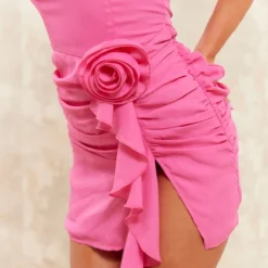 Robe Bustier Moulante Fuchsia à Fleur Et Volants -Jolie Vêtue Soldes Magasin f52cd49f365280c93e80dbcb1bf82229da2e9dff cnd7558 4