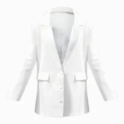 Robe Blazer Décolletée Blanche -Jolie Vêtue Soldes Magasin f6f7a7524d435c575b14d9a27cfd3911b3c112d8 cnd9170 5