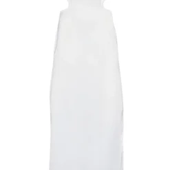 Robe Bustier Longue Blanche Satinée Découpée Sur Les Côtés -Jolie Vêtue Soldes Magasin f750a60cab61e676c82b4f3eeecb3ed0abd2a275 cne1436 5